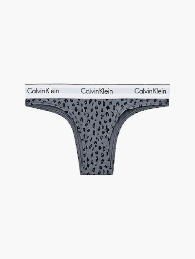 Calvin Klein Underwear HU527603 | Calvin Klein Modern Cotton Női Tanga Kék